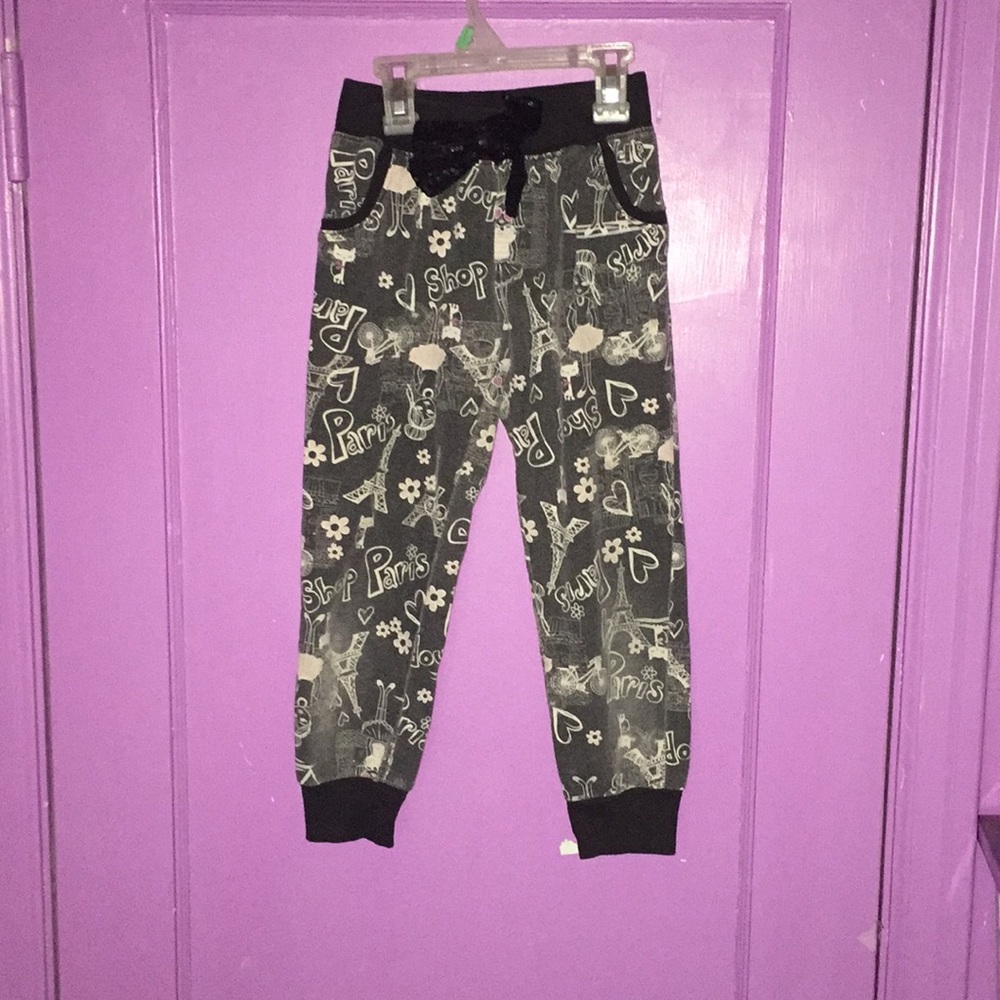 Paris sweat pants